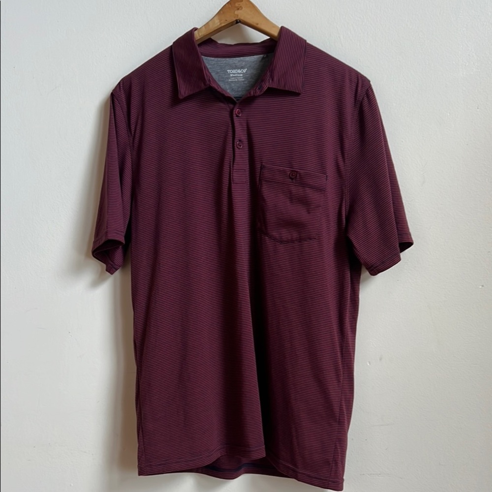Toad&Co Polo Shirt Classic Design Short Sleeves